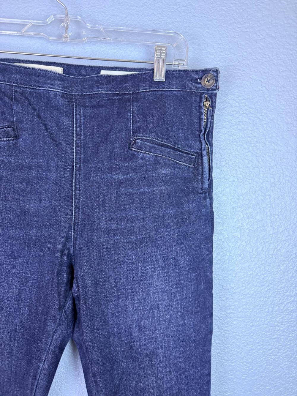 Pilcro And The Letterpress Pants Womens 30 Petite Blue High Rise Jegging Denim
